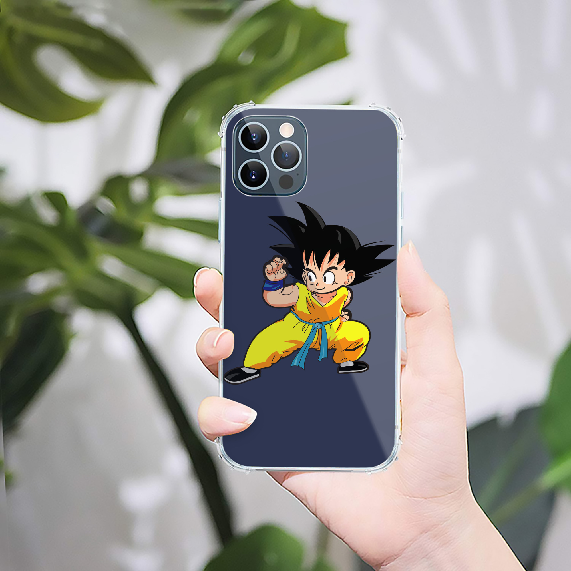 （画像用） ドラゴンボール 孫悟空（そん ごくう）Son Goku カカロット DRAGON BALL Kakarotto 【iPhone 12シリーズ対応】透明スマホケース（クリアソフトケース）